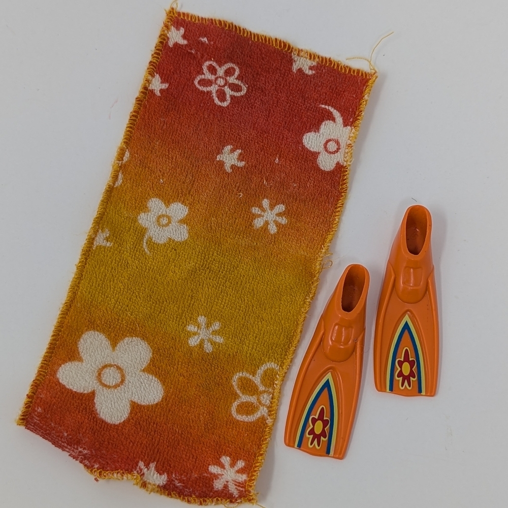 Barbie Doll Vintage Towel Flippers